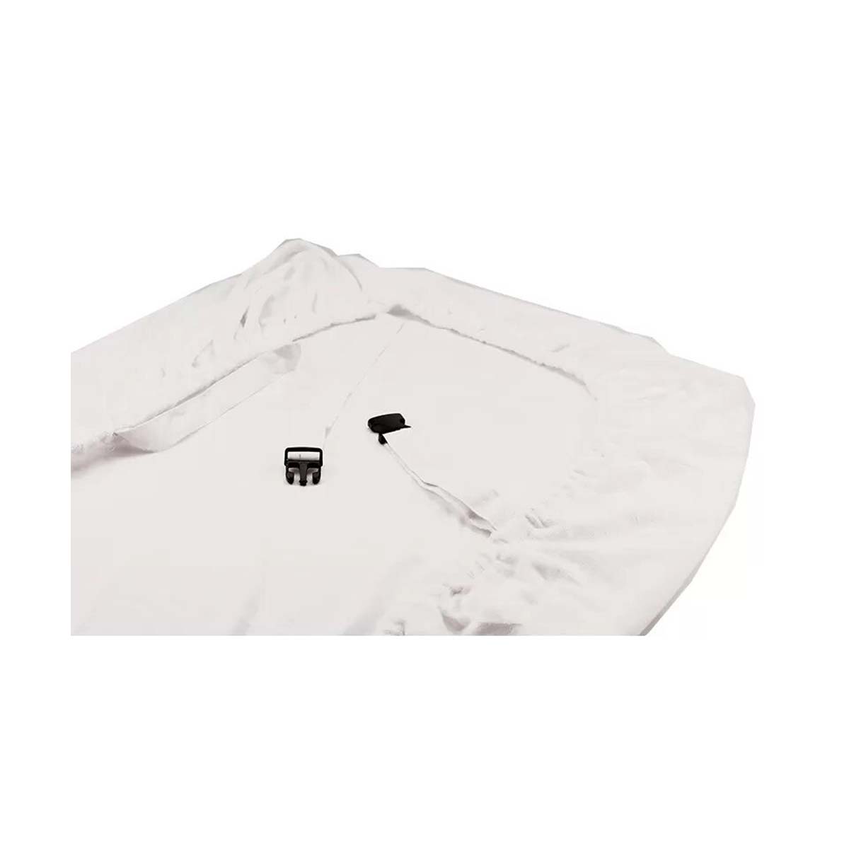 White Terry Aesthetic Bed Cover 200x90cm
