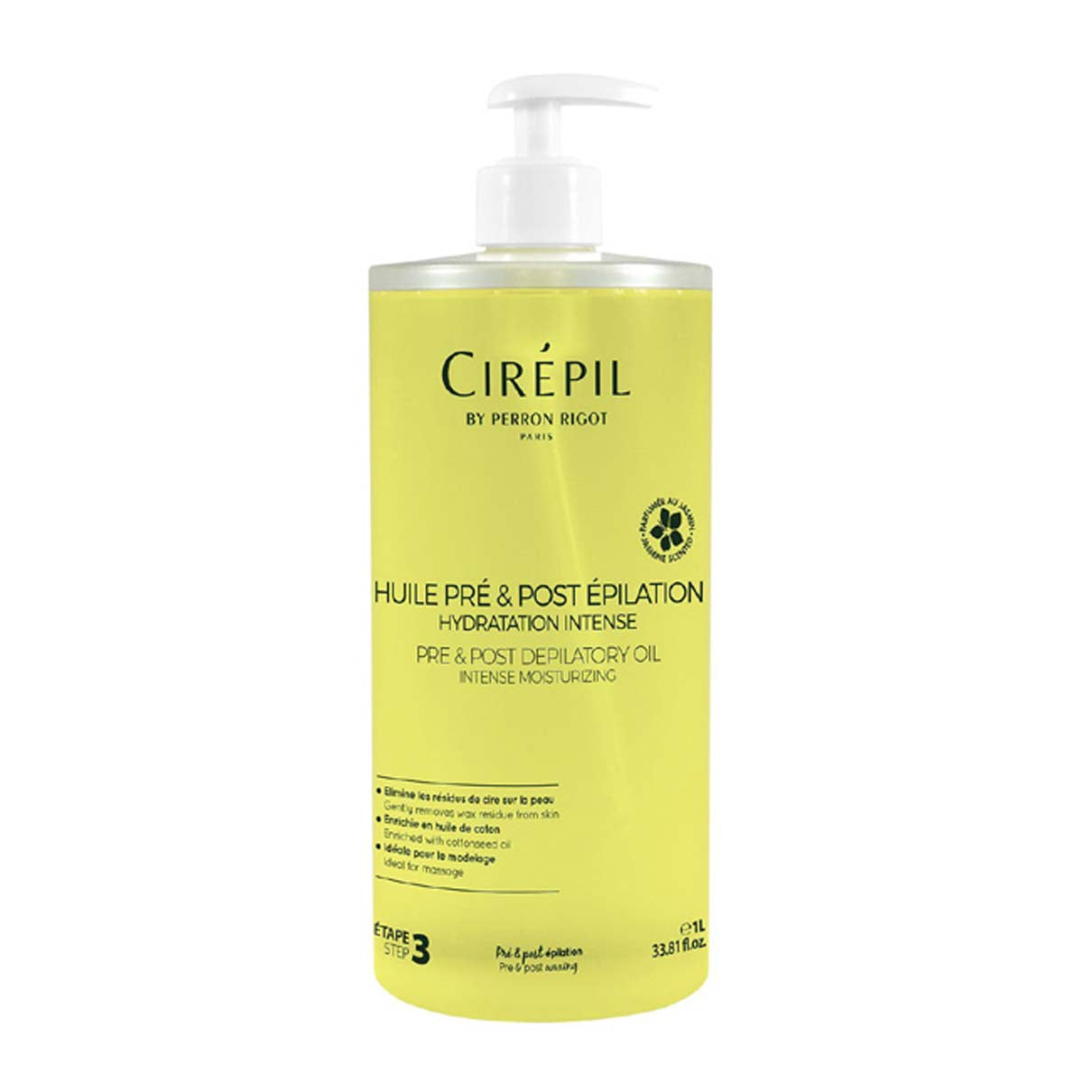 Cirépil Pre and Post Epilation Jasmine Oil - 250ml / 1000ml