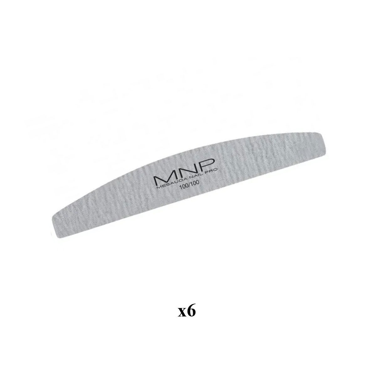 Half-Moon Nail File Zebra 100/100 X6