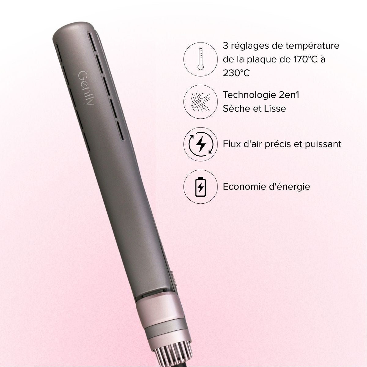 2-in-1 DRY'N'LISS Professional Drying Straightener
