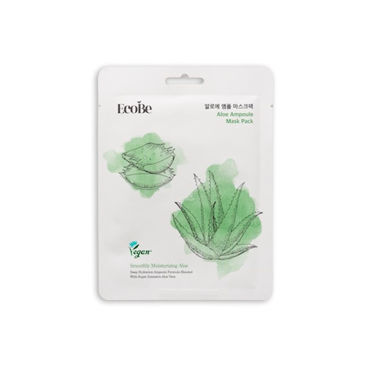Masque Tissu Vegan aux Actifs Concentrés d'Aloé Véra