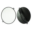 Extra-flat round hairdressing mirror