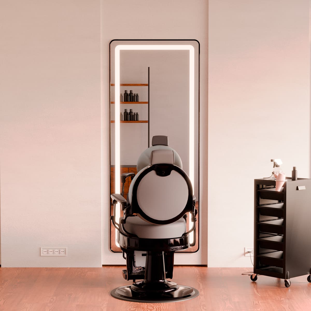 Miroir REC Rectangulaire avec Lumière LED