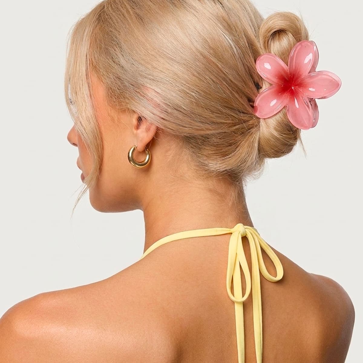 Pince à Cheveux Fleur Tropicale