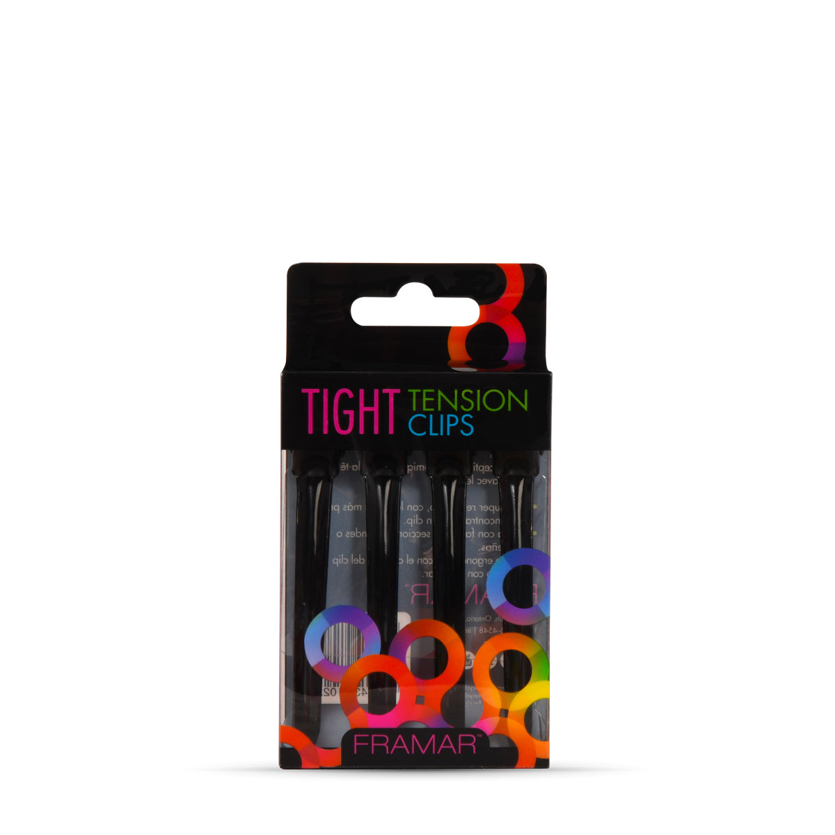 Pince Sépare-mèches Noire à Forte Pression x4