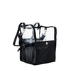 Transparent and Black BRUSSELS Bag with Compartments