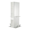 Hairdressing unit HELENE Central 2 seats Matte finish + footrests