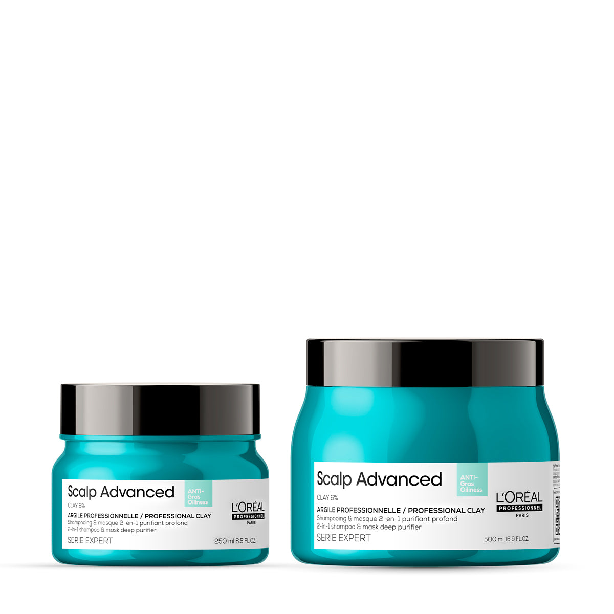 Shampoing & Masque à l'Argile 2 en 1 Purifiant Scalp Advanced