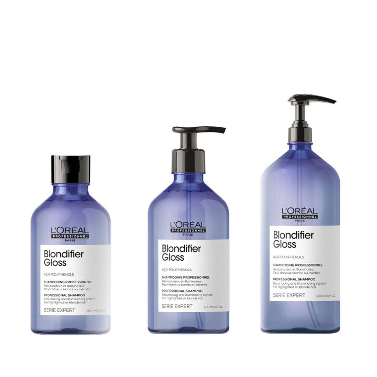 Illuminating shampoo for blonde hair