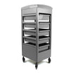 Table de service coiffure avec roues anti cheveux Marion 2