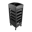 Marion 2 hairdressing trolley with anti-hair wheels