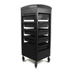 Marion 2 hairdressing trolley with anti-hair wheels