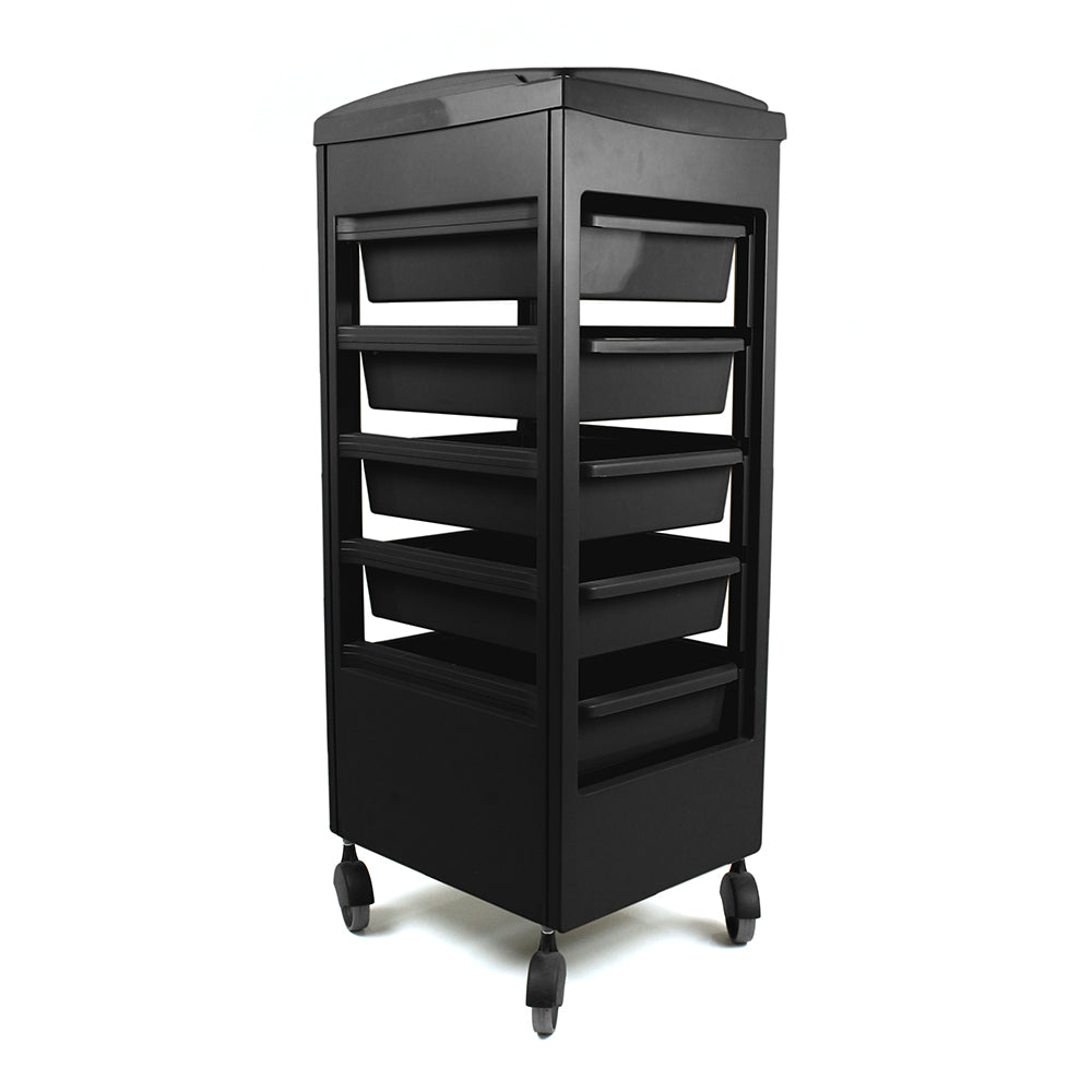 Table de service coiffure avec roues anti cheveux Marion 2