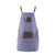 Barber Apron Grey Fabric Leather Pocket