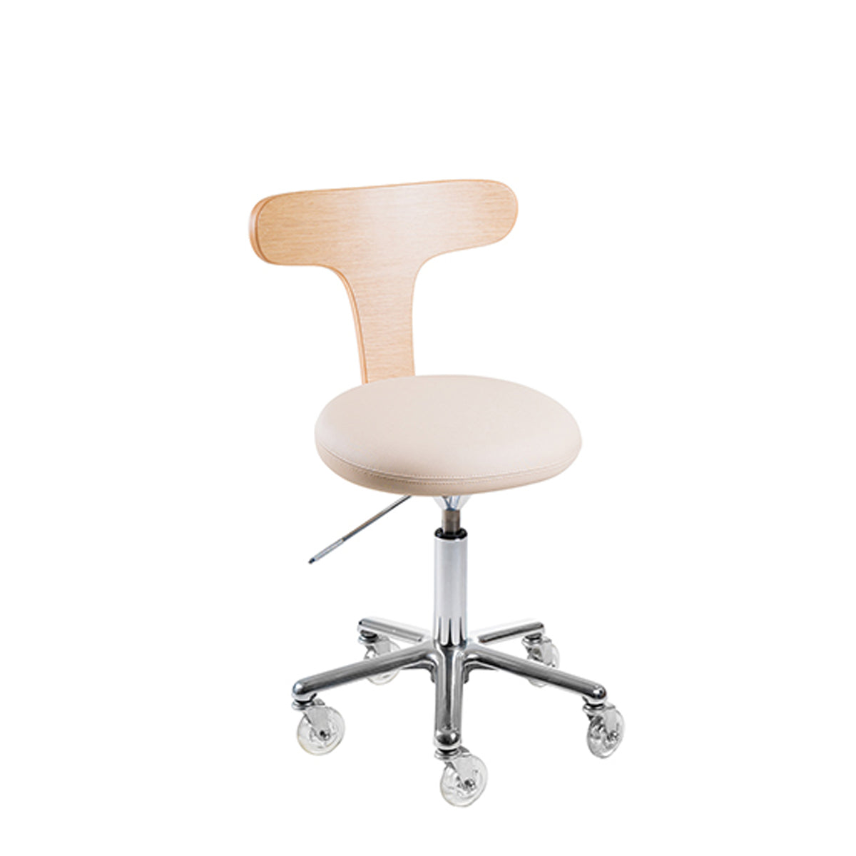 ALOE SHORT Stool Wooden Backrest