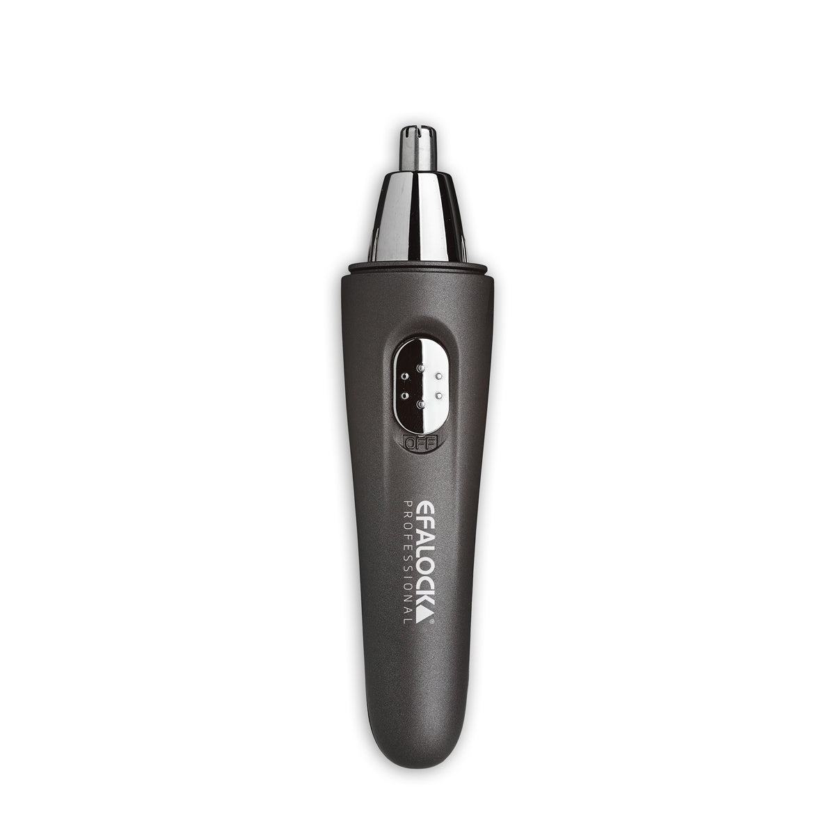 Cordless battery-powered nose and ear trimmer