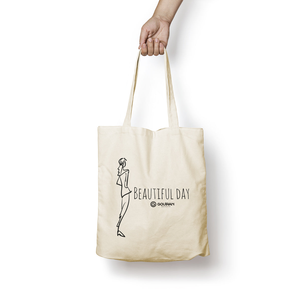 Tote bag en toile 38x42cm