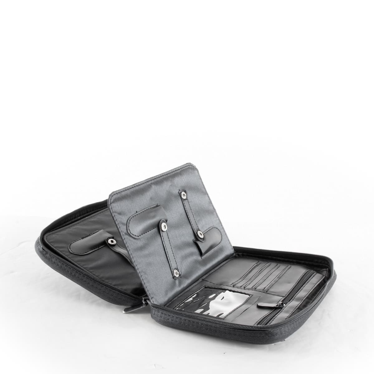 PRAGUE Black Nylon Storage Kit