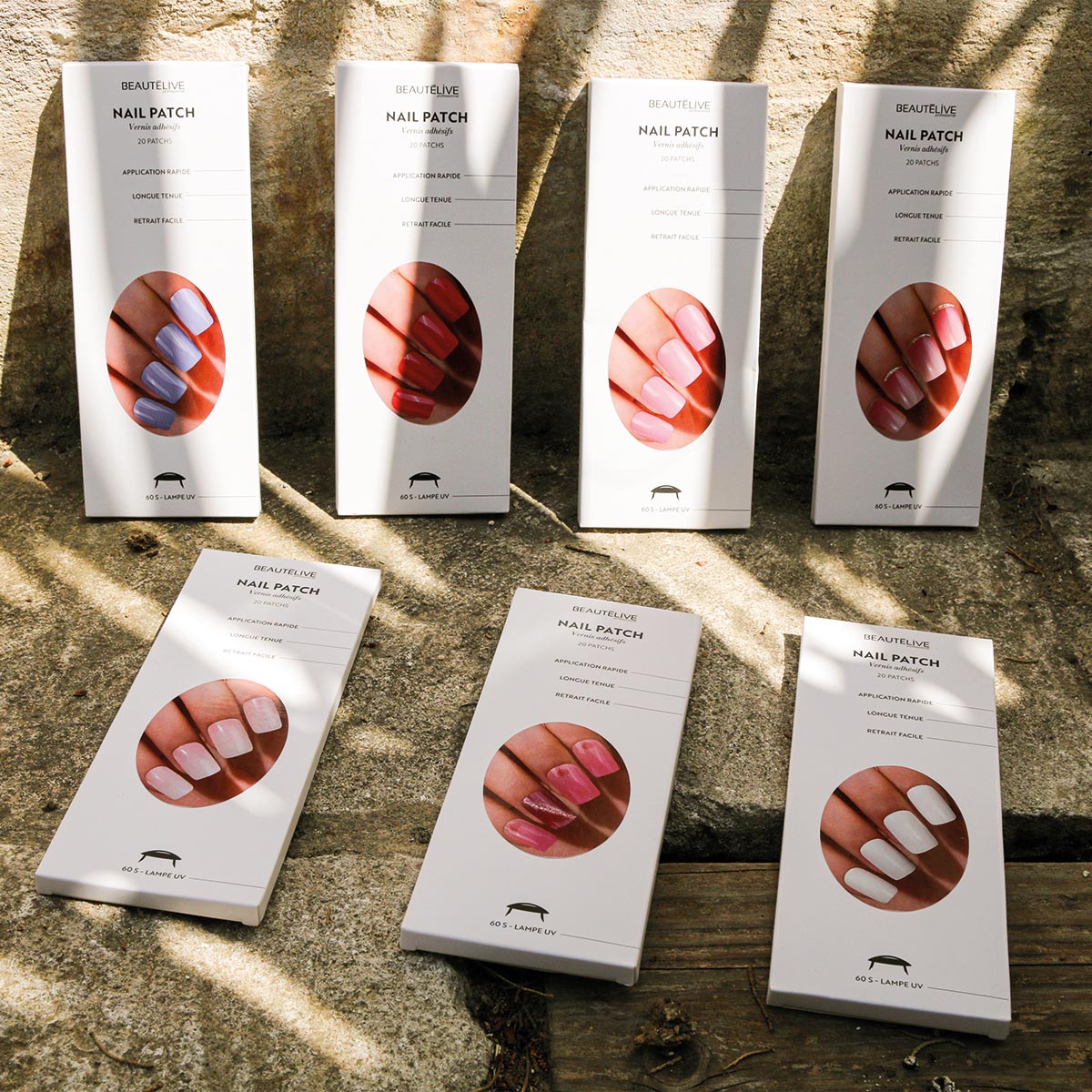 Vernis Adhésifs Nail Patchs X20